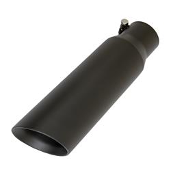 SR 2.5 in. Black Exhaust Tip 12.0 in. Long - Click Image to Close